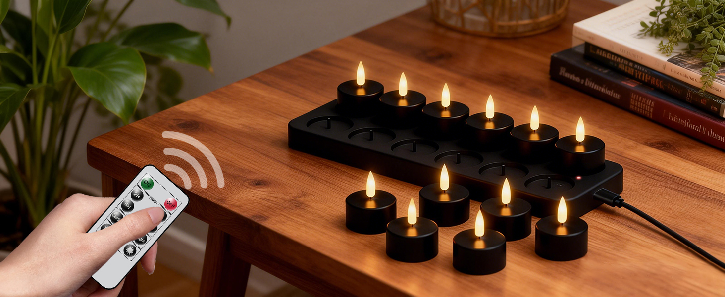 rechargeable tea lights