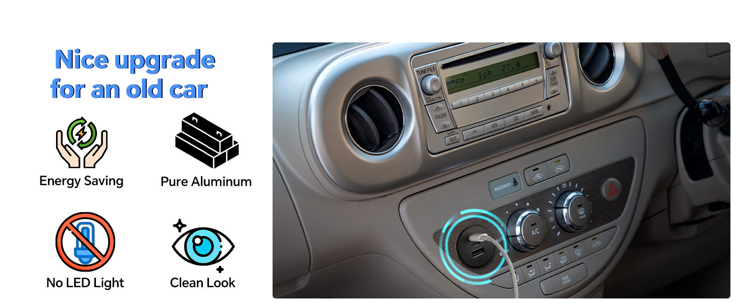 Nice upgrade for an old car