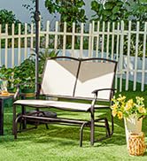  2-Person Patio Glider Bench