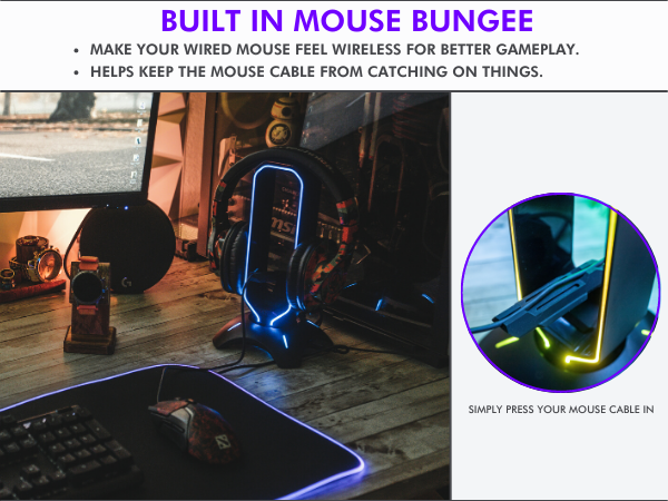 gaming headphone stand