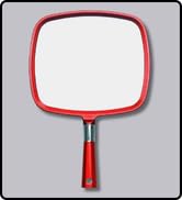 MIRRORVANA Professional Large &amp;amp;amp; Comfy Hand Mirror with Ergonomic Handle for Women