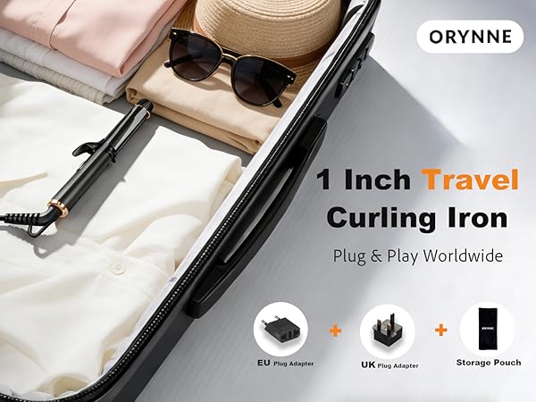 travel curling iron