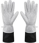 fyfracing Dishwasher Gloves for Women,Multipurpose Wire Dishwashing Non-Scratch Scrubbing Waterpr...
