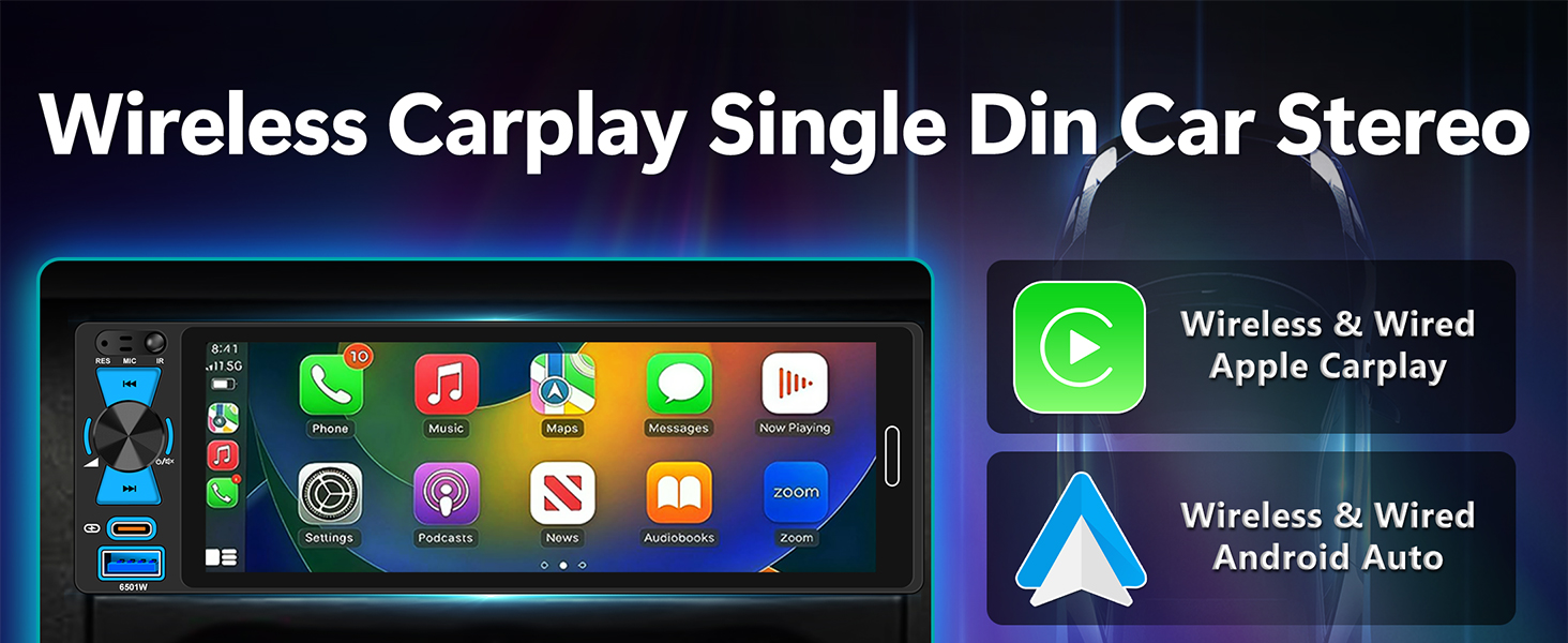 single din car stereo