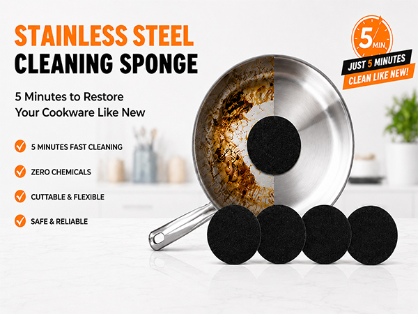Stainless Steel Sponge Suitable for Stainless Steel Surfaces