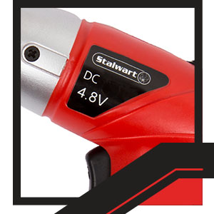 Image of cordless screwdriver rechargeable tool with cable.
