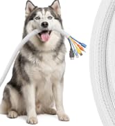 white cable sleeve cord protector cable protector wire protector cable management sleeve wire loom