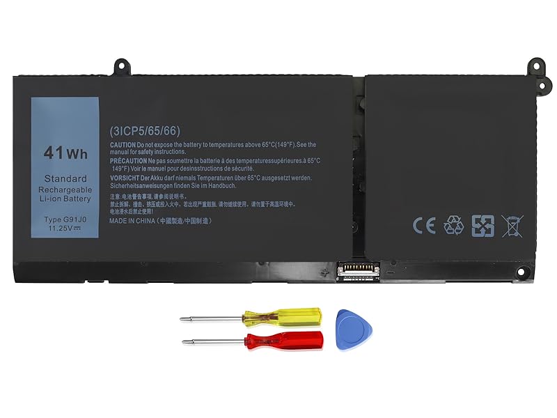 G91J0 Battery for Dell Inspiron 15 3511 3520 13 5330