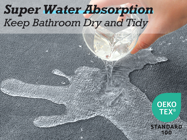 Super Water Absorption Keep Bathroom Dry and Tidy