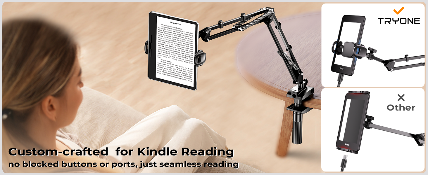 kindle clamp for bed