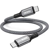 USB C to USB C Data Cable 1.5ft Short, USB 3.2 Gen 2 10Gbps High Speed Data Transfer &amp; 65W Chargi...