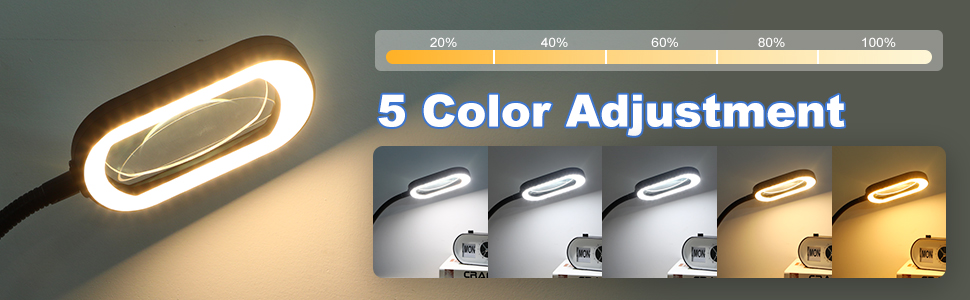 magnifier with light hands free