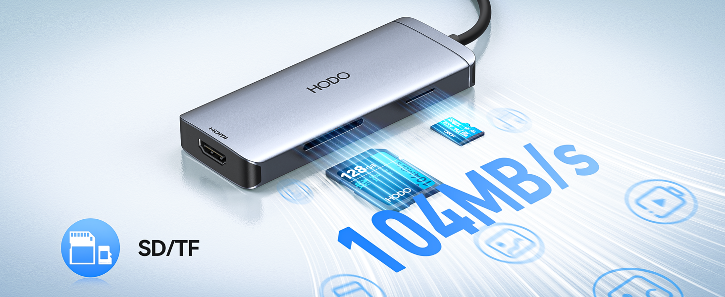 USB C Hub Adapter for MacBook Air HDMI Dongle for MacBook Pro USBC Multiport Adapter Mac Converter