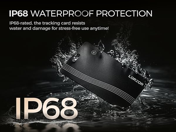 Wallet Tracker Card (iOS Only) Apple MFi Certified Slim Tracking Card