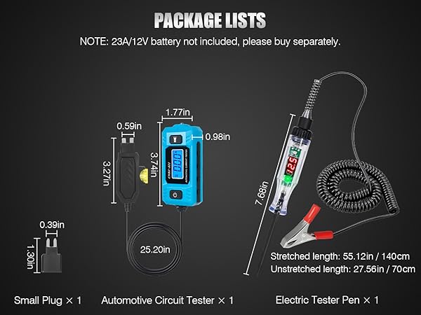 car relay tester tool,automotive fuse tester,power circuit probe tester