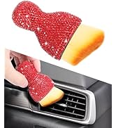 AOCISKA Car Detailing Brush,Car Interior Dust Sweeping Soft Brush,Bling Car Accessories for Women...