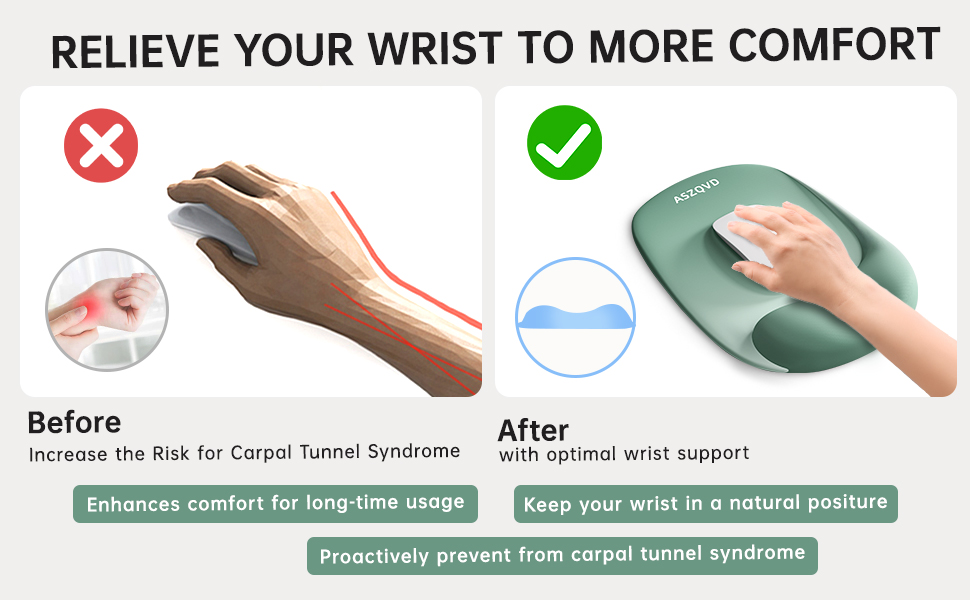 mouse pad and keyboard wrist rest