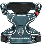 Timos Dog Harness Small Sized, No Pull Pet Harness with Neck Lockable Snap, No Choke Front Clip R...