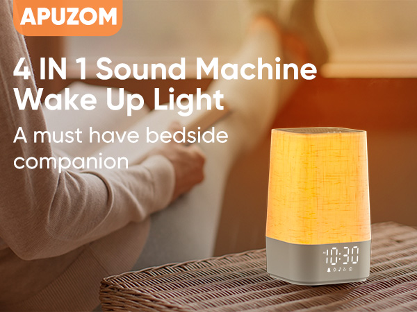 sound machine has 20 nature sounds and 10 white noise, great for sleeping