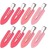 8Pcs No Bend No Crease Hair Clips- Styling Duck Bill Clips Alligator Hair Barrettes for Styling S...