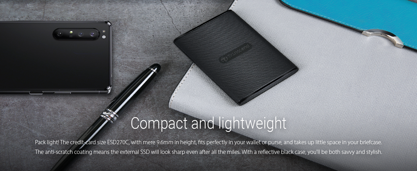 External SSD, ESD270C, USB 3.1 Gen 2, Type C