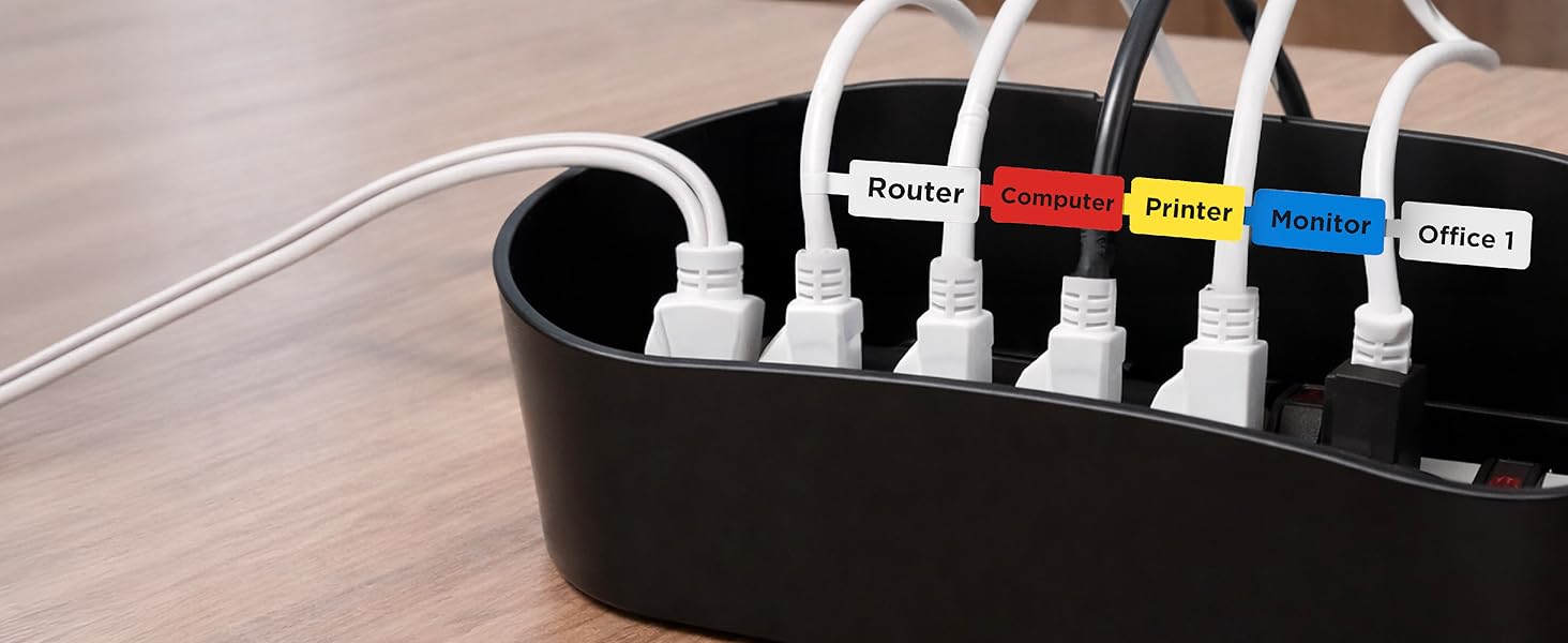 Cable Labels For Wire Organization &amp;amp;amp; Identification
