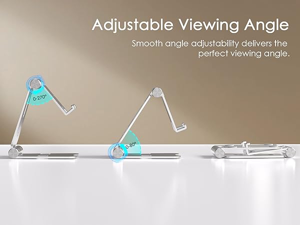 Smooth angle adjustability delivers the perfect viewing angle