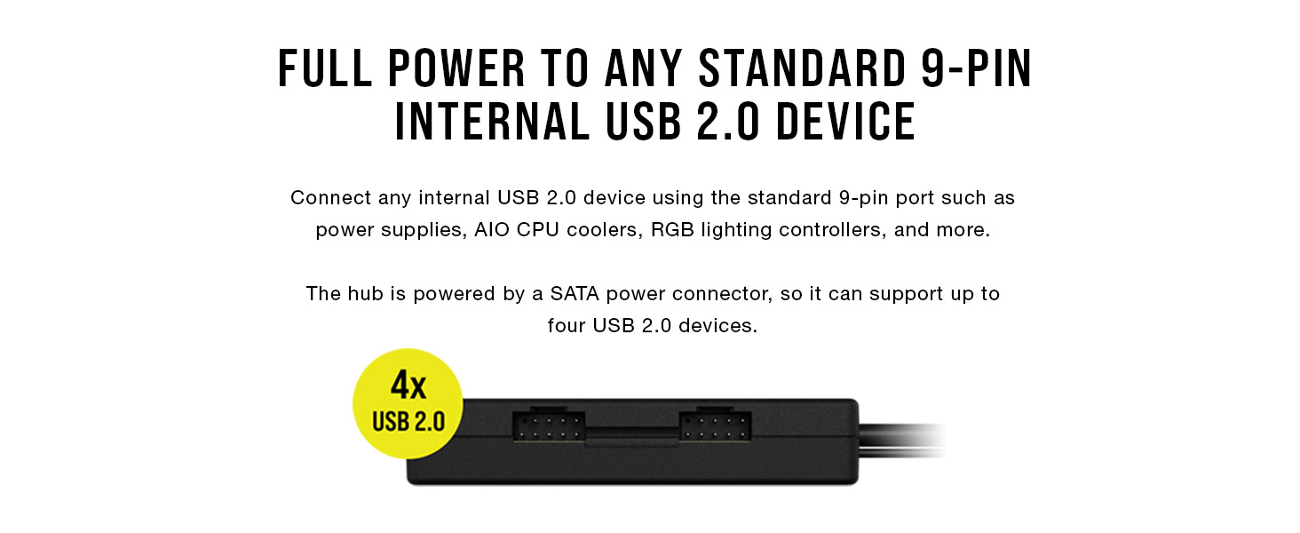SATA usb hub, usb hub, 4 port usb hub, internal usb 2.0 hub, magnetic usb hub
