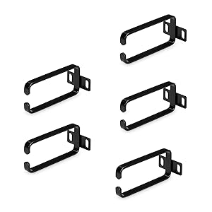 5-Pack 1U Vertical Cable Management D-Ring Hooks, Cable Manager For 19" Server Racks/Cabinets