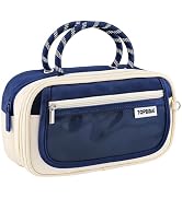 TOPBIDAI Large Pencil Case Pouch School Supplies for Girls Boy Women Men Adults, Big Pencil Bag w...