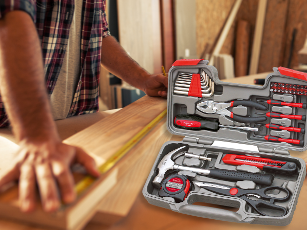 Apollo Tools DT9706 Red 39 piece tool set