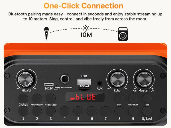 microphone with speaker