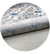 Veken 4 Ft Round Rug Pad Gripper for Hardwood Floors
