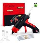 Krightlink Cordless Hot Glue Gun, Fast Preheating Hot Melt Glue Gun, Mini Glue Gun Kit with 10 Pr...