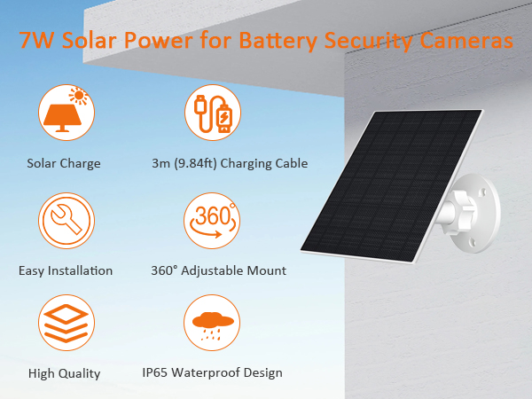 7W solar panel