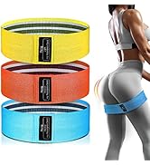 Renoj Resistance Bands for Working Out, Exercise Bands Workout, 3 Booty Bands for Women Legs and ...