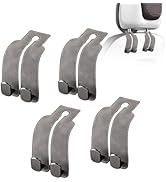 JinnEterri Car Purse Hook Purse Hook for Car Seats Headrest Car Seat Hooks,Heavy Duty Vehicle Org...