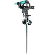 Lawn Pulsating Impact Sprinkler 300008, Light Duty, Adjustable to 360 Degrees by New England Gard...
