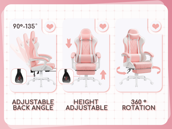 Height and Back Adjustable