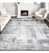 Rugflix 8x10 Large Area Rugs for Living Room, Abstract Washable Rug, Non-Slip, Stain Resistant, S...