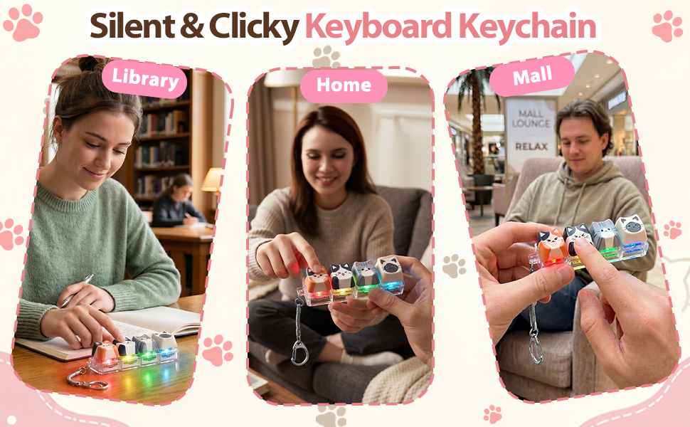 Detachable Keyboard Clicker Fidget