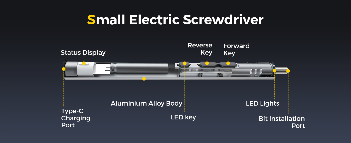 mini screwdriver set electric