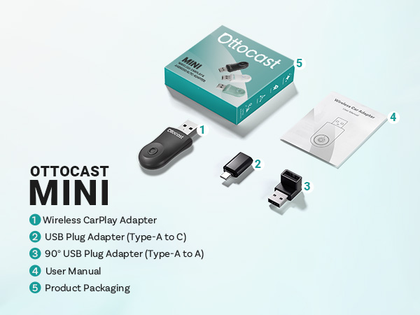 ottocast wireless carplay
