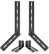 USX MOUNT Soundbar Mount, Flexible Sound Bar TV Mount for Mounting above or Under TV, Fits Most S...