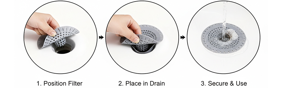 bathtub drain hair catcher