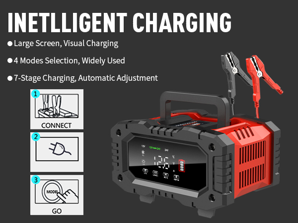 12V and 24V Car Battery Trickle Charger