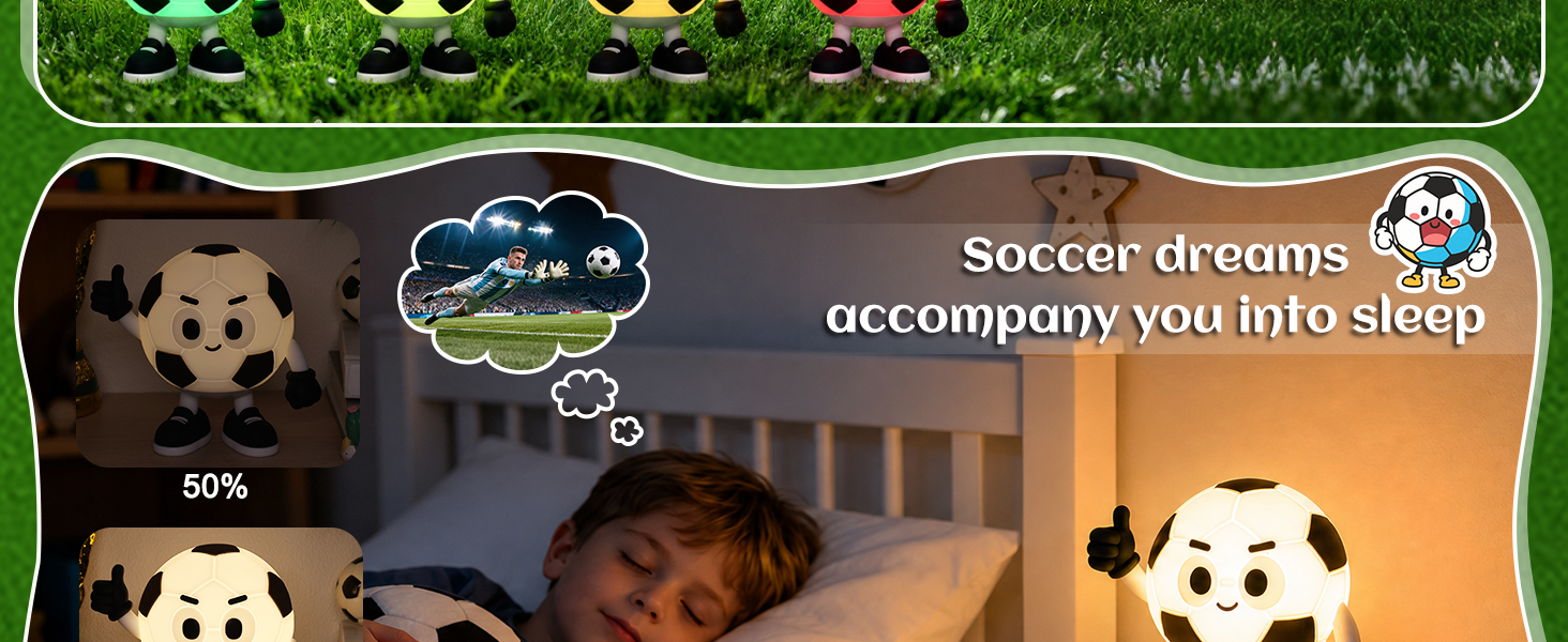 SoccerBall Night Light