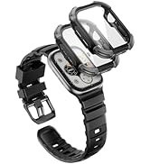 i-Blason for Apple Watch Series 11 band 10 band 46mm with 2 Cases [Built-in Tempered Glass Screen...