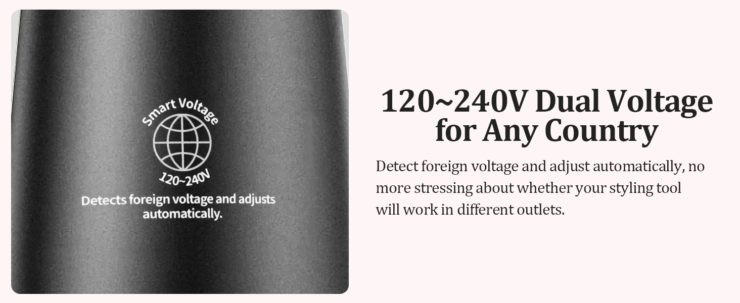 dual voltage hot air brush