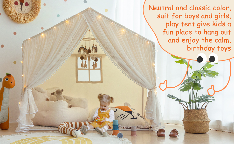play tent with mat